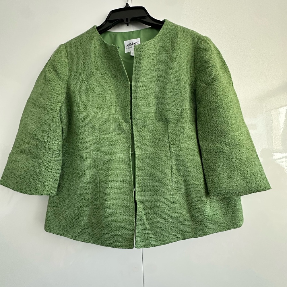 Armani Collezioni Women's Green Blazer